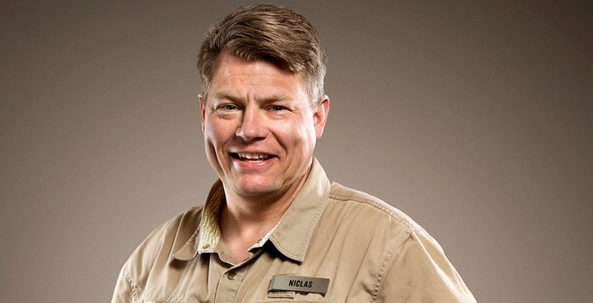 Van vid att ha många bollar i luften. Niclas Palmqvist är ny vd på Kolmårdens djurpark. 