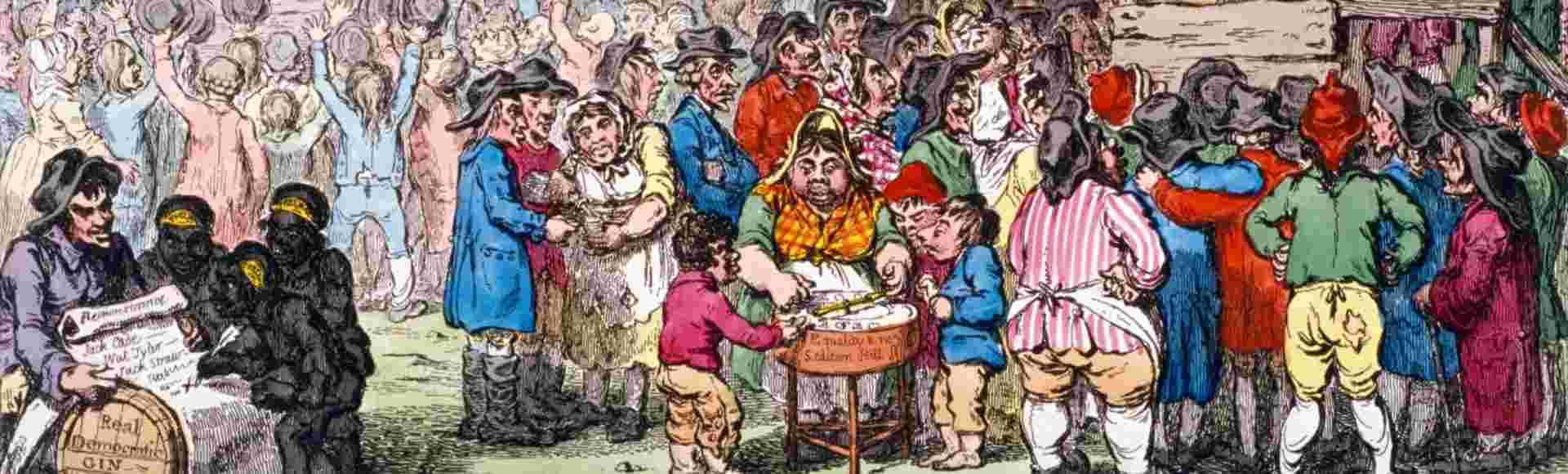James Gillray's print 'Election fair'.