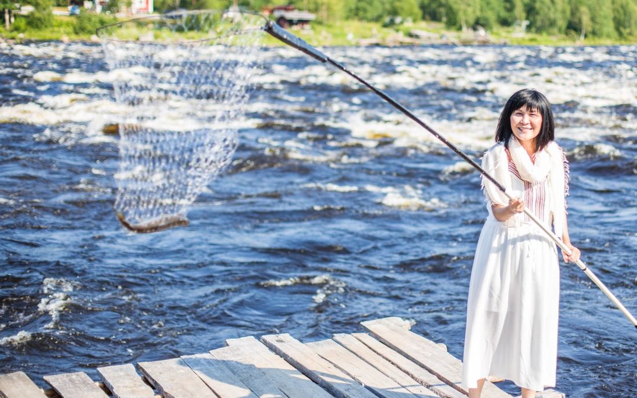 Sikhåvning i Kukkolaforsen