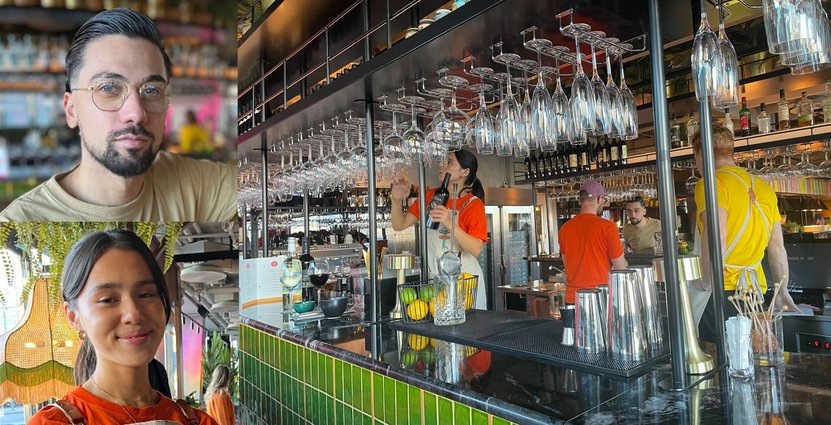 Varumärkes- och verksamhetschef Vitali Lieberman och nyrekryterade Stella Leideman är överens om att arbetssättet på nyöppnade Pixie är en bra lösning. Foto: Hanna Mellin