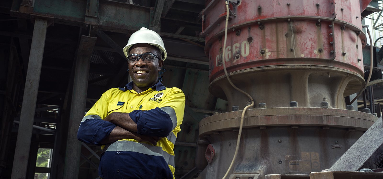 <p>Kofi Arhin, CIL plant engineer, enjoys the challenge of maintaining and improving processing efficiencies to help keep the mill fed.</p>