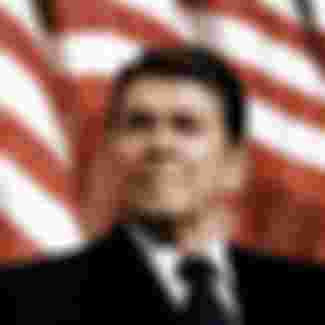 Ronald Reagan at the Durenberger Republican convention Rally, 1982.