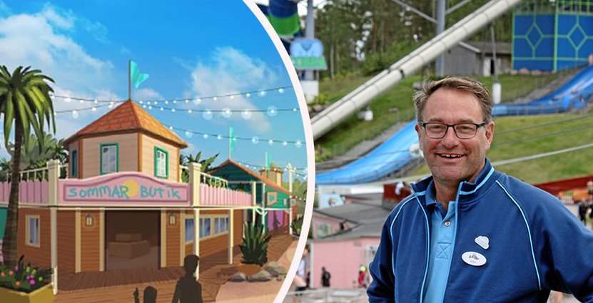 Fem miljoner kronor kostade förvandlingen av Skara Sommarlands<br />
 westernstad till en stad i Karibien, säger vd Janne Nilsson. Foto: Skara Sommarland