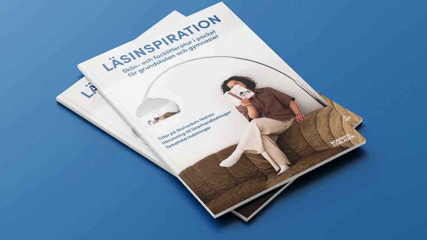 Läsinspiration 2026 – bläddra i vår backlistkatalog pocket för grundskolan och gymnasiet