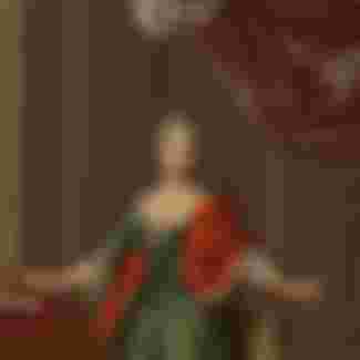 An 18th-century portrait of Maria Antonia of Bavaria, Electress of Saxony, by Peter Jacob Horemans.