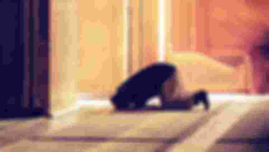 A muslim in prayer