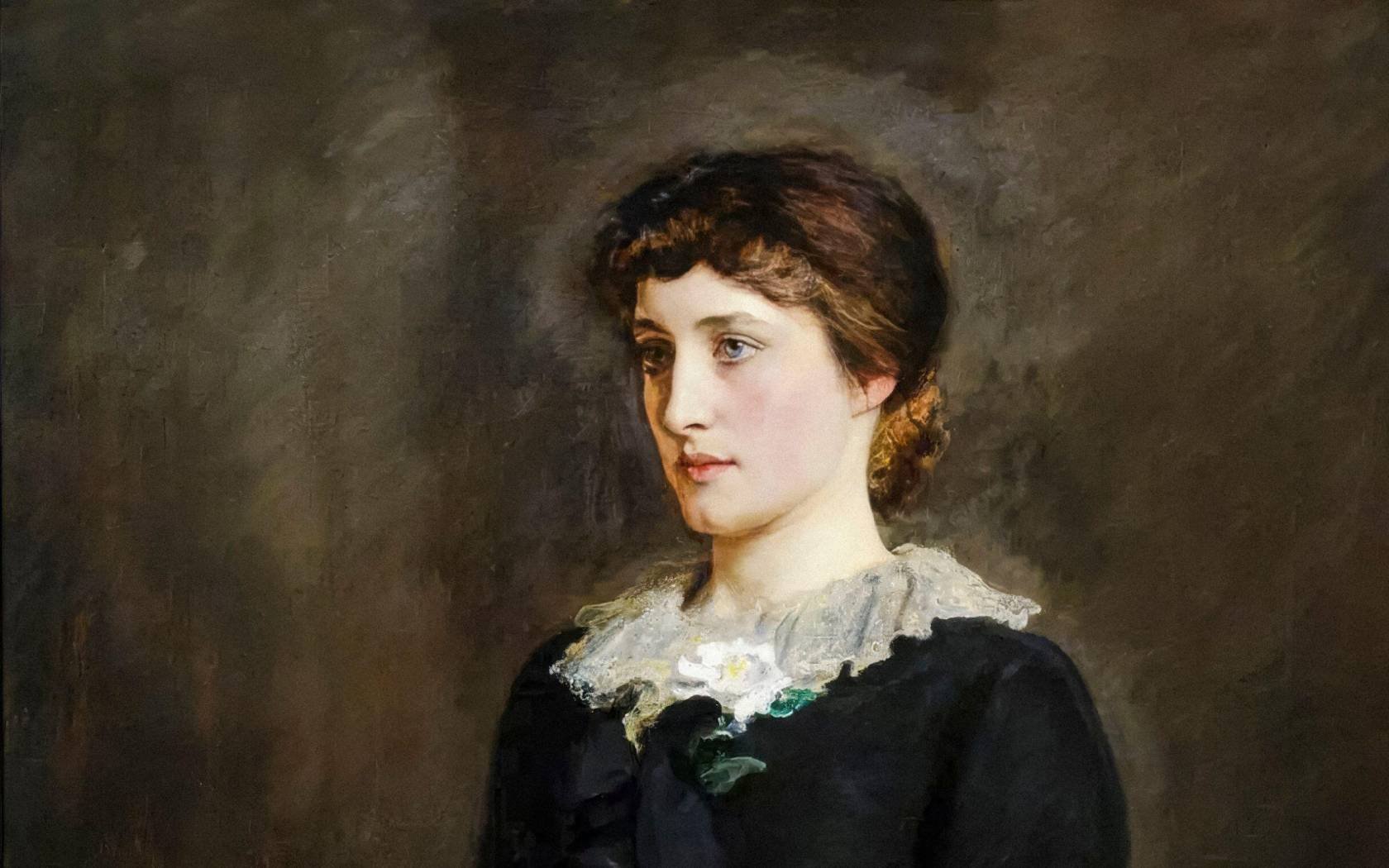 'The Jersey Lily'. A portrait of Lillie Langtry (1853-1929) by Sir John Everett Millais, 1878.