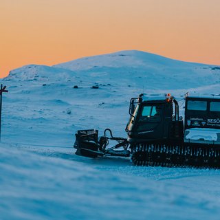 Bandvagn Björkliden till Låktatjåkko