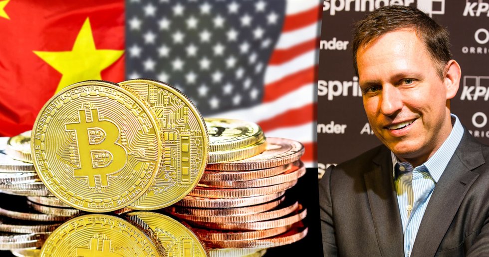 Miljardären Peter Theil: Kina använder bitcoin som vapen mot USA
