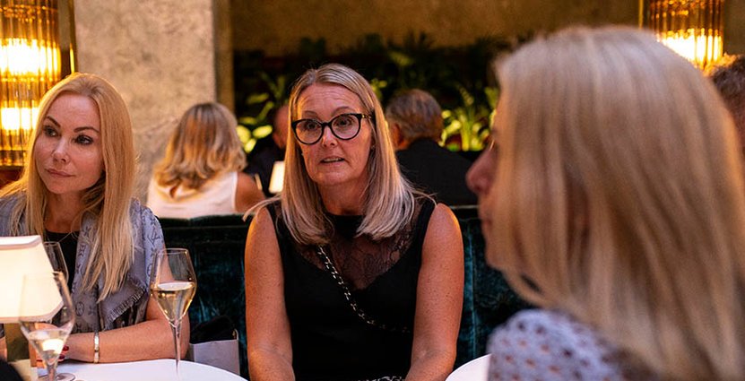 Anna-Karin Crutze och Charlotte Björk, Stureplansgruppen, Anne Nordberg, McDonalds. Foto: Carla Lomakka