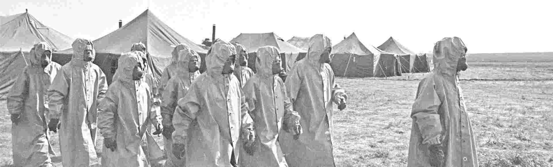 The Soviet Chernobyl catastrophe rescue team.