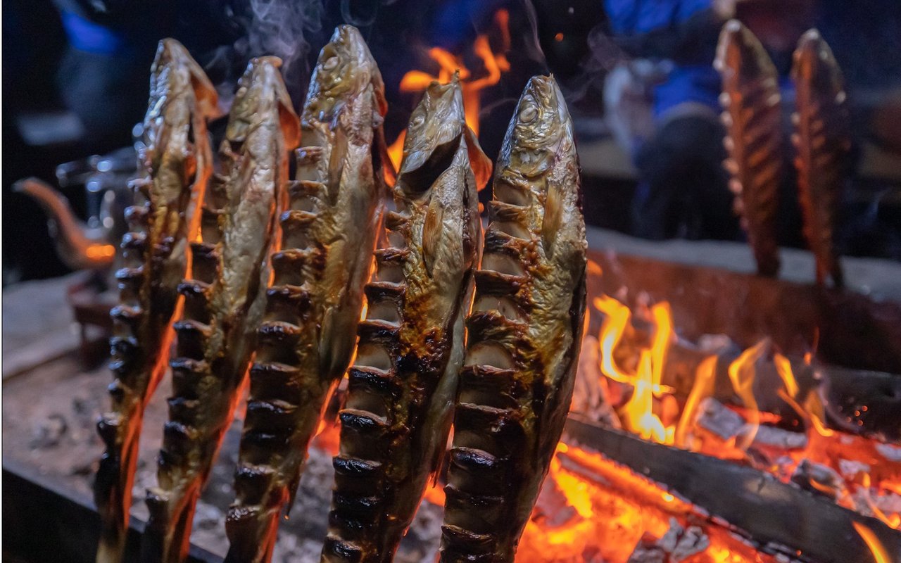 Traditional cooking in Torne valley