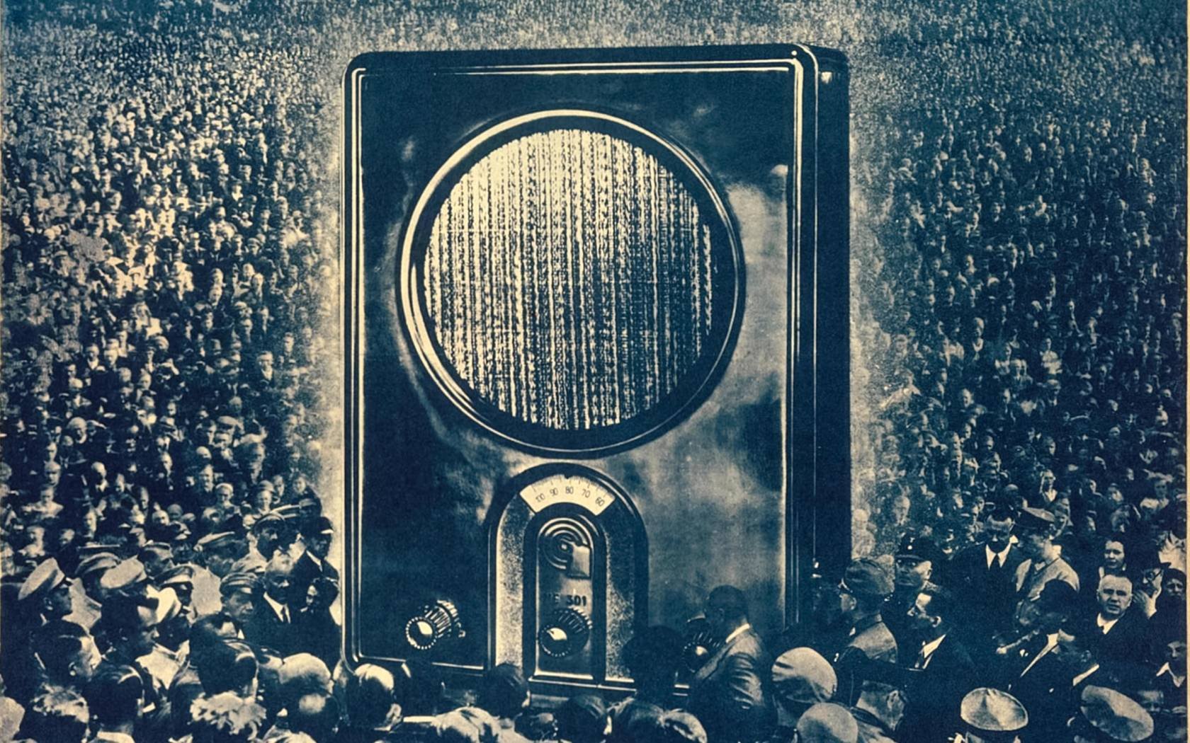 A propaganda poster from Nazi Germany.