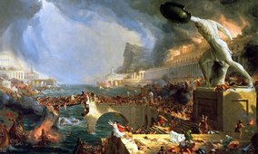 The Course of Empire by Thomas Cole.