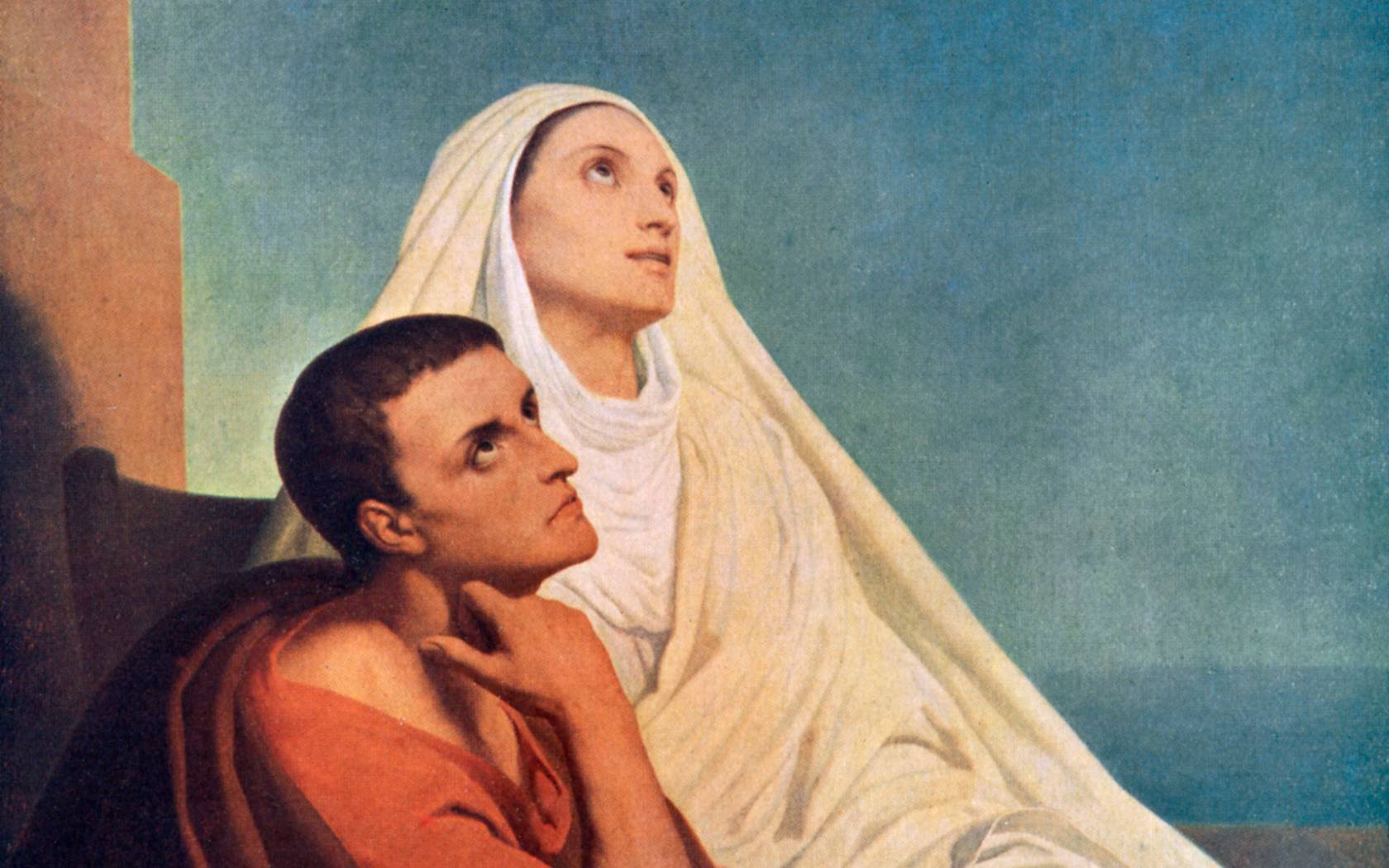 Ary Scheffer's 1855 'Saint Augustine and Saint Monica'.