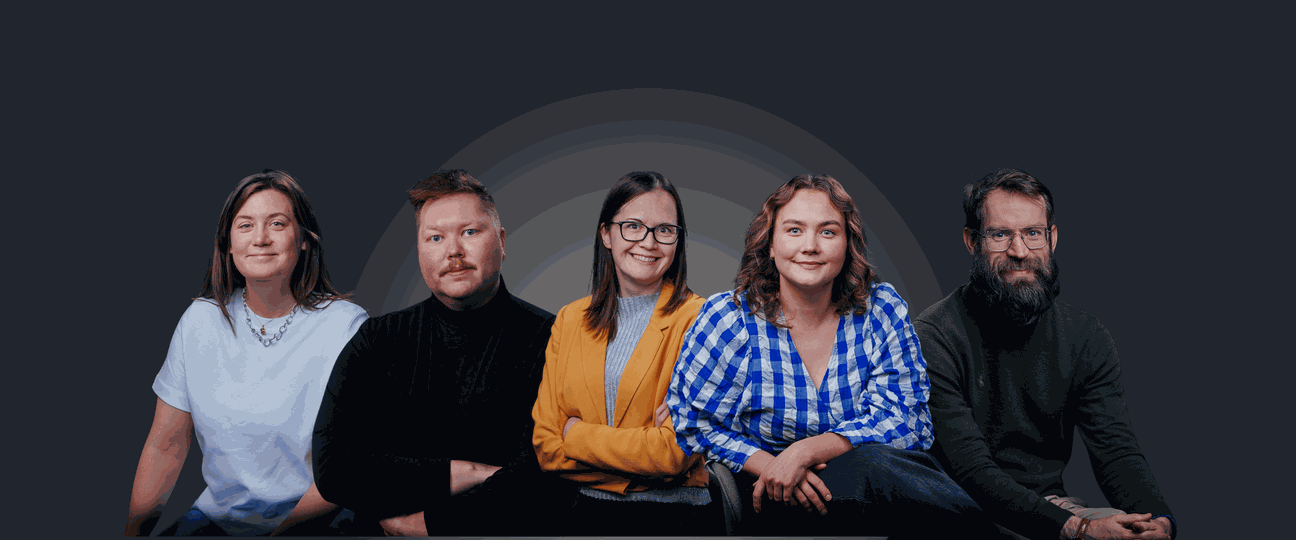 bilde av julia, marius, inger-marit, liv-tone og sigurd