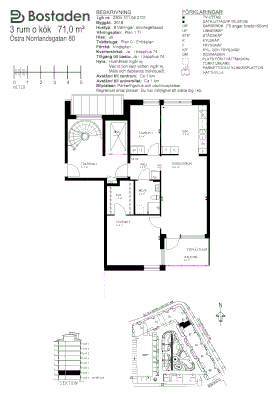 PlanlösningÖstra Norrlandsgatan 80