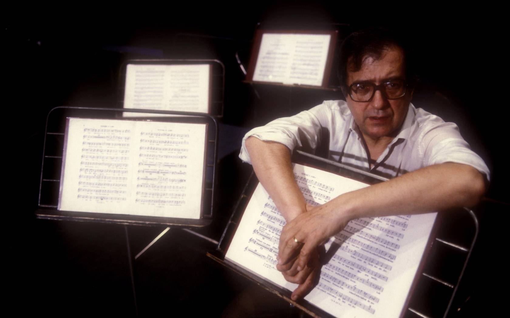 The Italian composer Luciano Berio in 1995.
