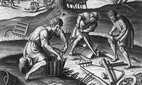 A woodcut of a scene from Virgil's Georgics.
