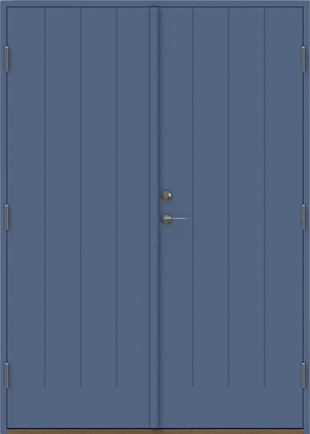 Allegro pardörr utan glas Blå