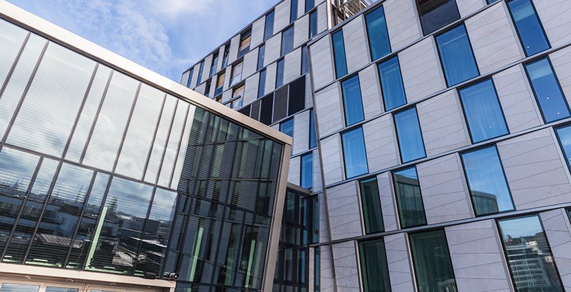 Fasad som vetter mot Centralstationen. 