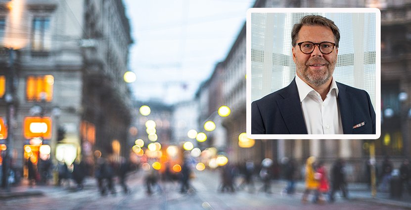 Björn Bergman, vd för Svenska Stadskärnor, ser tillbaka på 2021 och hoppas på ett bättre 2022.  Foto: Privat/colourbox