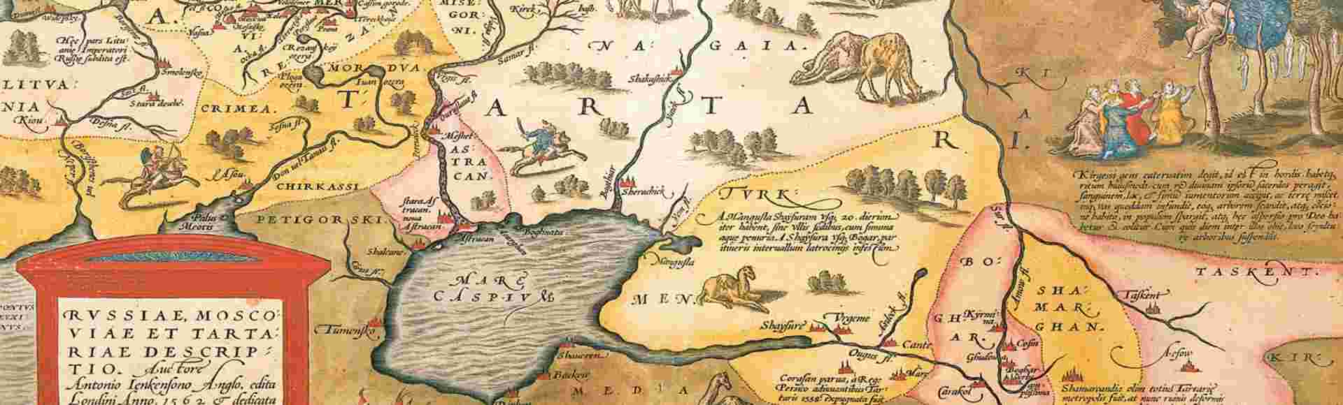 Map of Russia, 1562.