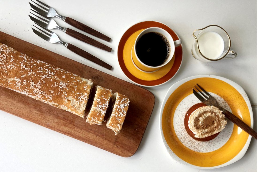 Kanelbullerulltårta
