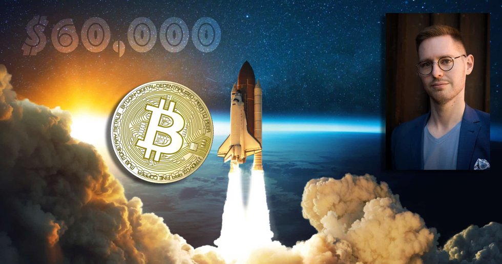 Bitcoinpriset når 60 000 dollar – för första gången sedan april