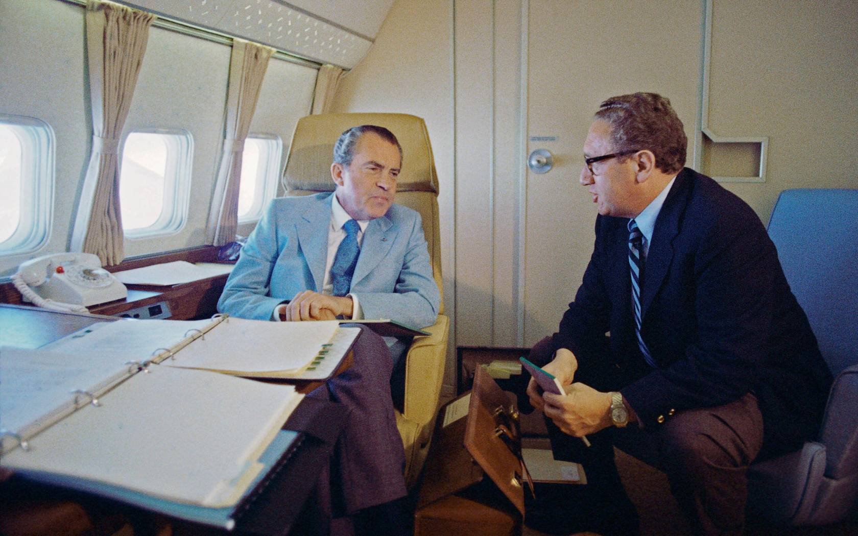 Richard Nixon and Henry Kissinger.