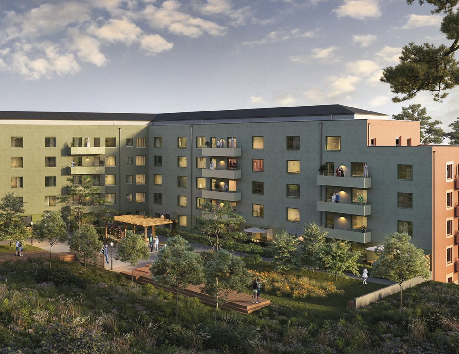 Gården i Kasvakten intill Vårbergstoppens park