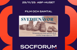 SocForum: Film och samtal – Svedjenävor