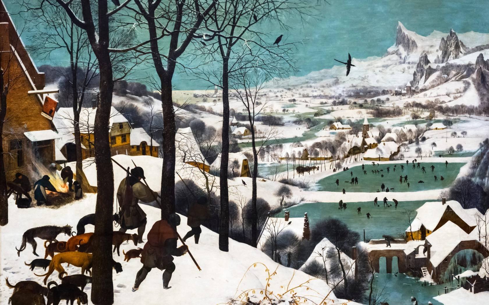 Hunters in the Snow by Pieter Bruegel the Elder, 1565.
