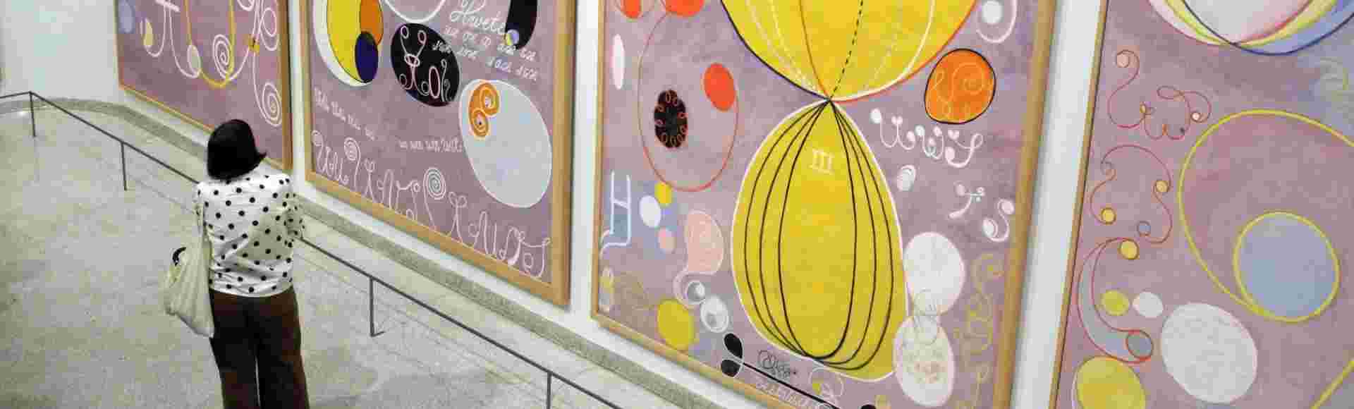 Hilma af Klint’s 'The Ten Largest' series. Credit: dpa picture alliance