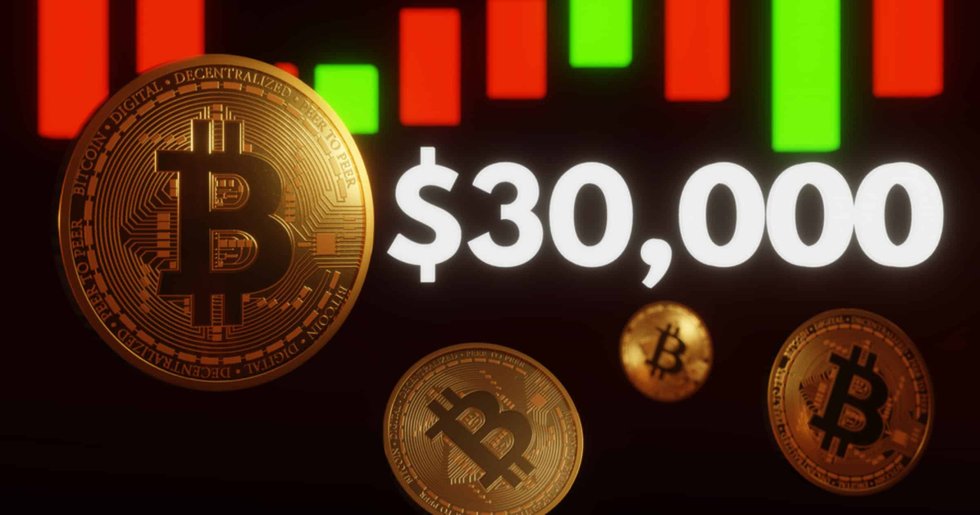 Bitcoinpriset sjunker under 30 000 dollar – har tappat nästan 15 procent