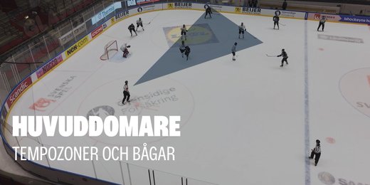 Huvuddomarens åkmönster - tempozoner och bågar