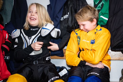 Vad är det som gör ishockeyn rolig?