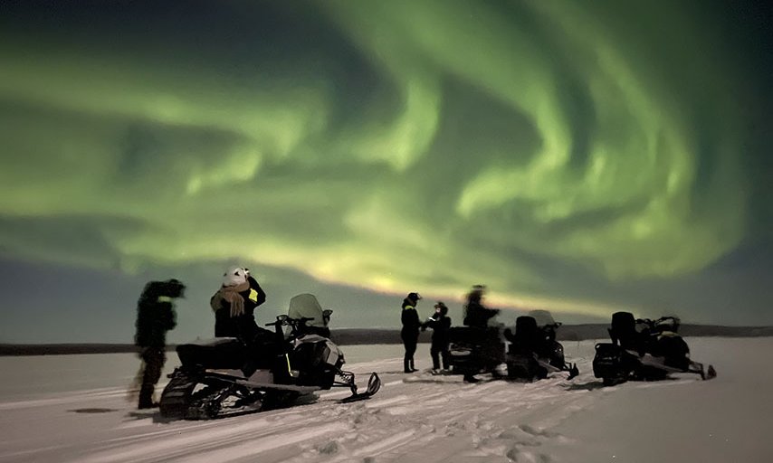 Paradise Lapland skotertur norrsken