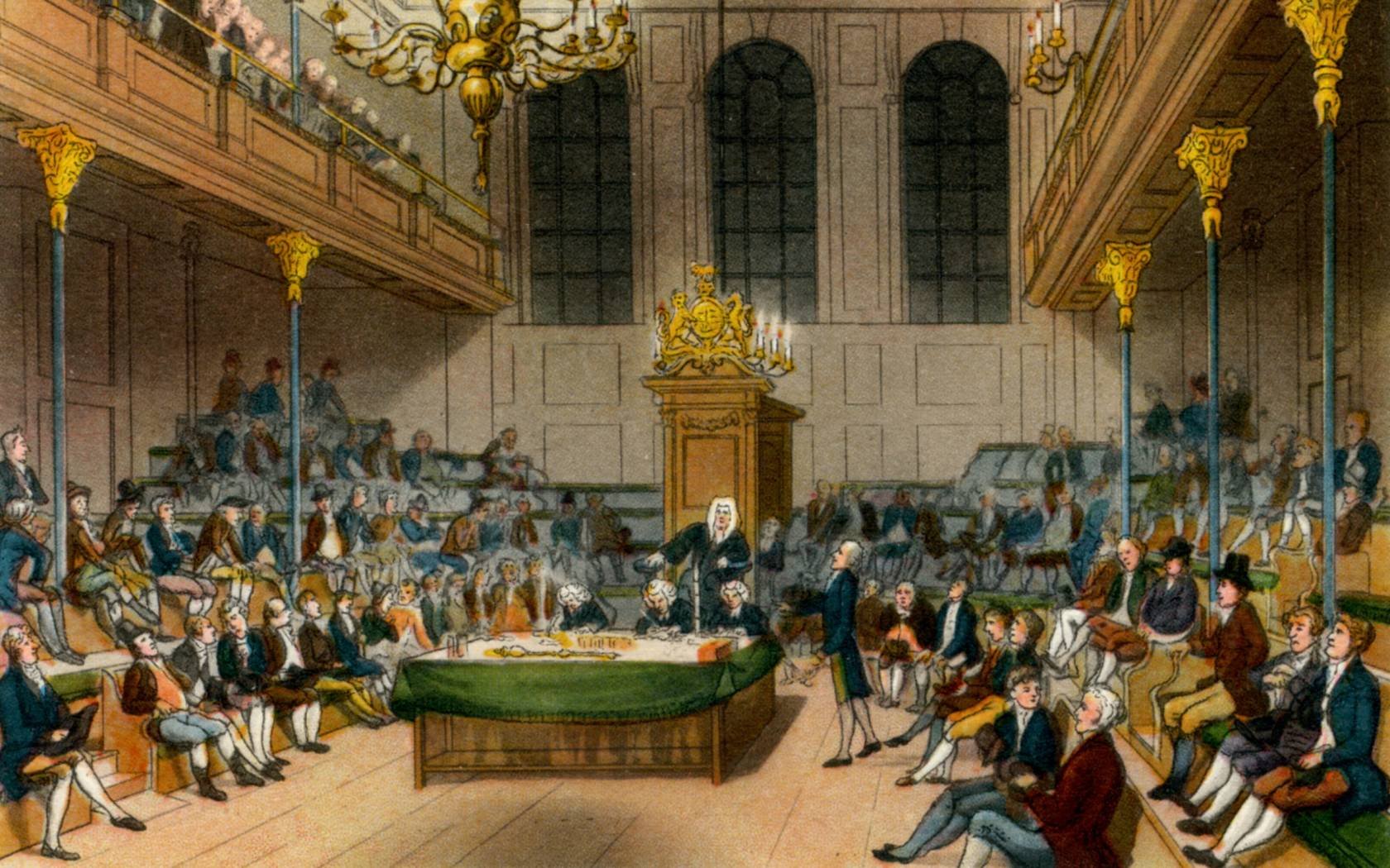The House of Commons, circa 1808-1810.