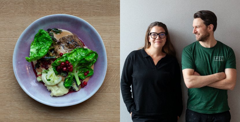 Foto: Ulrika Kestere Ellinor Lindblom och Erik Andersson, Restaurang Spill i Malmö.