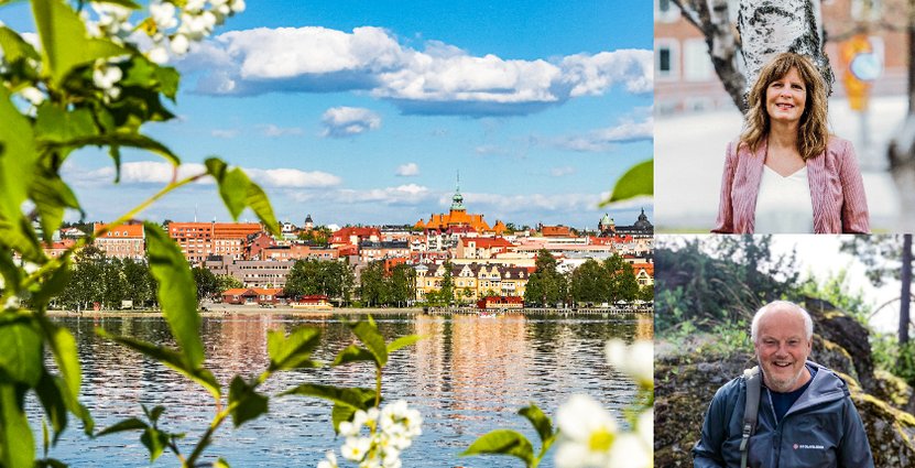 Närheten till naturen och livskvaliteten fick Putte Eby och hans fru Nicki att ta steget att flytta till Östersund 2011. Foto: Östersundspulsen och privat
