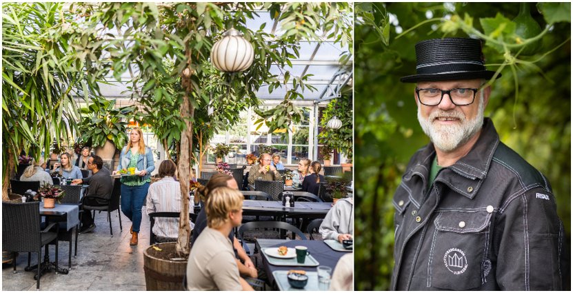 Bosse Rappne på Slottsträdgården Ulriksdal.  Foto: Anna Ejemo samt Sandra Birgersdotter Ek 