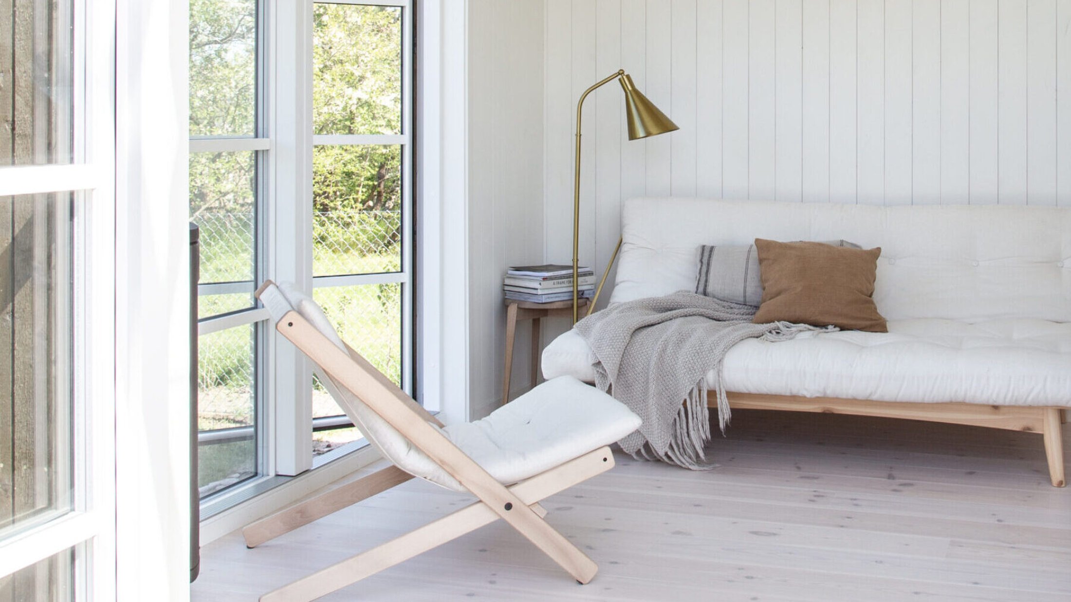 Putsad Furuparkett – Vit