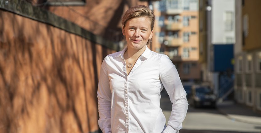 Karin Whitlock, vd för Leeroy, förvånas över att hämtmat <br />
inte blivit mer populärt under pandemin.  Foto: Ronja Willners