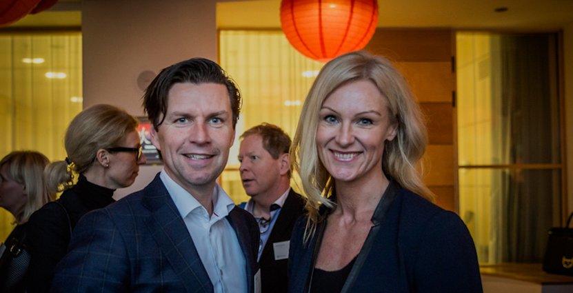 Daniel Stenbäck, vice affärsutvecklingschef hos Nordic Choice Hospitality Group och Anna Carin Rasmusson, marknads- och försäljningsdirektör hos Gothia Towers. 