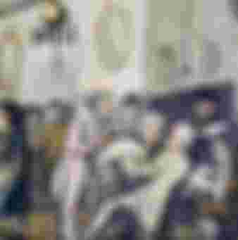 Lloyd's coffee house in the City of London.