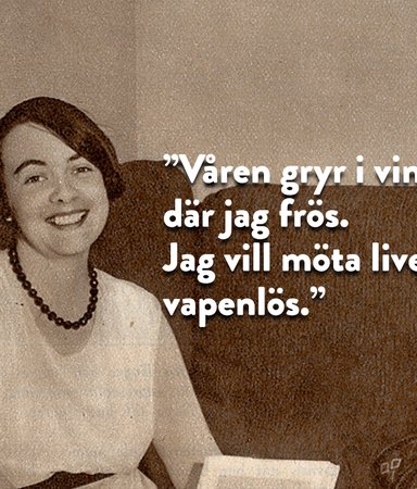 Insikten som vänder upp och ner på Karin Boyes kärleksdikter