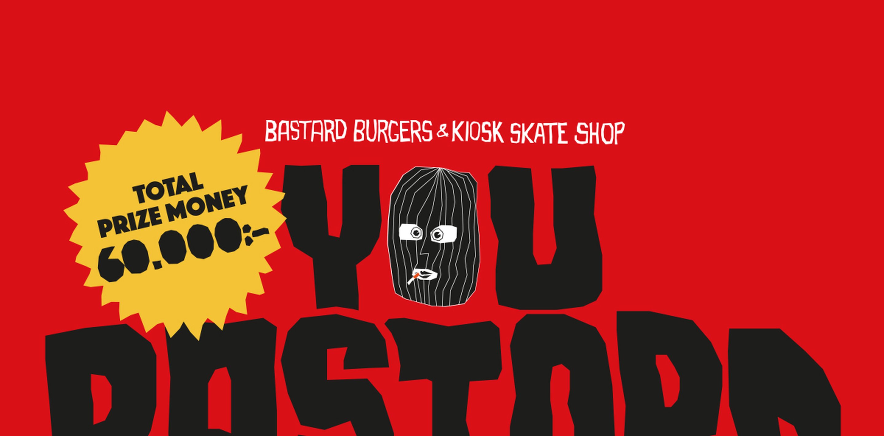 You Bastard – Skeittausturnaus saapuu Helsinkiin