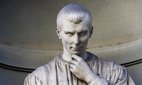 Niccolo Machiavelli statue in Florence, Italy