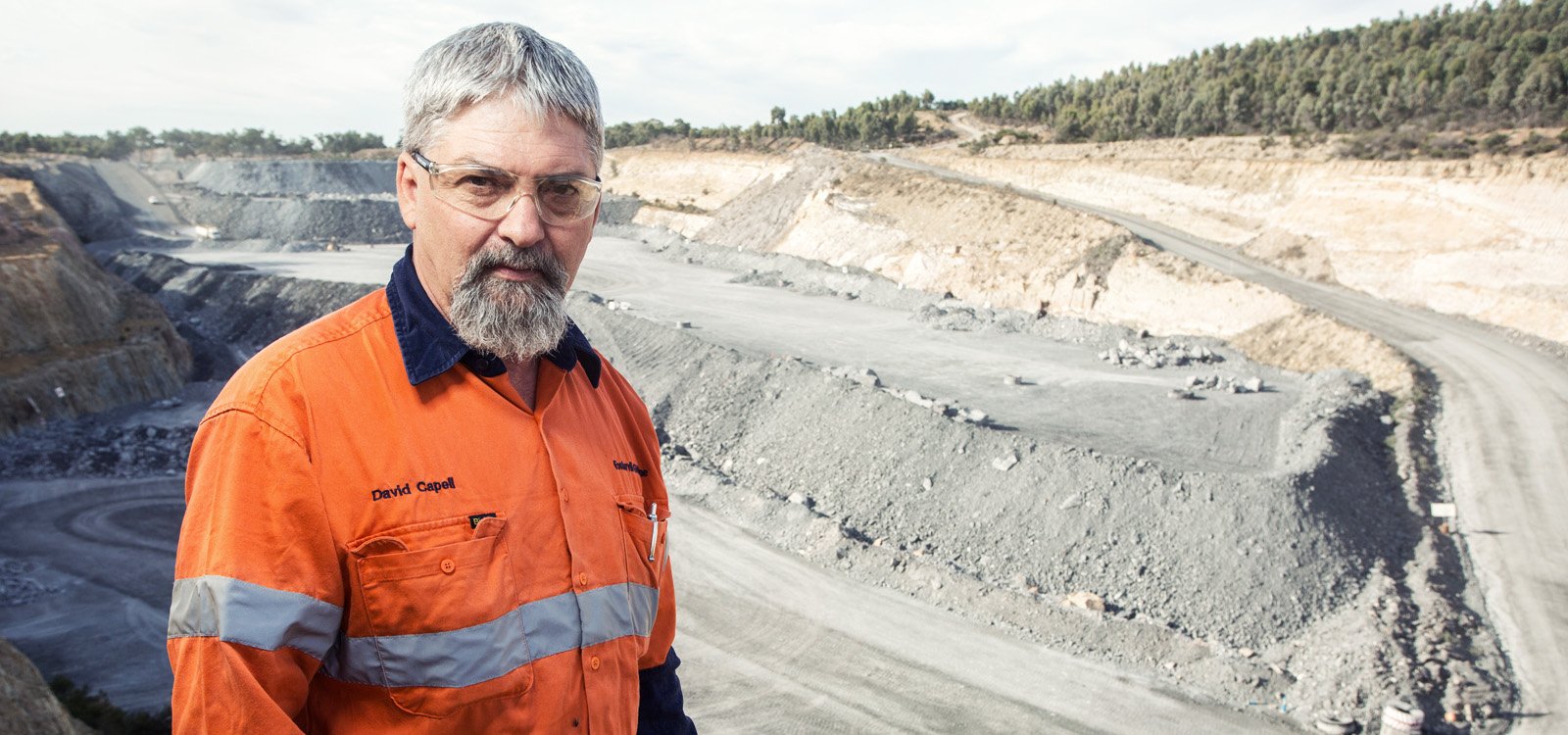 <p>Dave Capell, the mine mobile fleet foreman at Fosterville Gold Mine, looks after all the trucks, loaders and auxiliary equipment.</p>